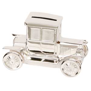 Plated Old Fashion Car Money Box