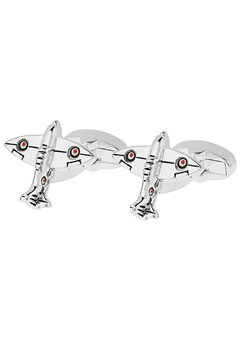 Plated Spitfire Cufflinks PSN248-FB-SP