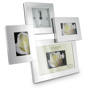 Triple Photo Frame Clock