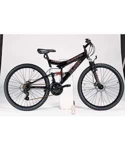 Silverfox Black 26 D/S Cycle Dual Disc