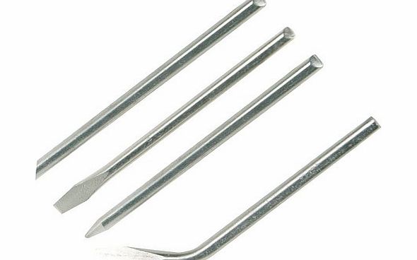 Silverline Tools Silverline 675250 Soldering Iron Tips Set 4-Piece 100W