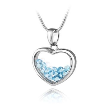 Swarovski Elements Floating Crystals Necklace In