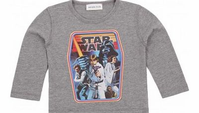 Starwars T-shirt Heather grey `2 years,3 years,4