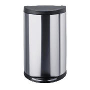 30L semi-round pedal bin