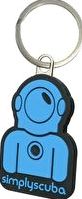 Simply Scuba, 1192[^]245511 Key Ring