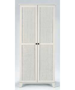 2 Door Wardrobe- Ivory