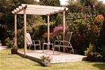 Pergola - Double Deck: 258h x 440w x 240d cm - Green