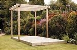 Single Pergola Double Deck Plus Hrail: As Seen