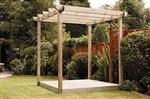 Single Pergola Single Deck Plus Hrail: As Seen