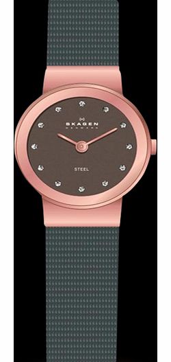 Skagen Ladies Crystal set Bracelet Watch 358XSRM