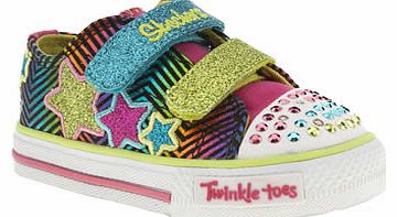 kids skechers multi triple up girls toddler