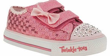 kids skechers pink sweet steps girls toddler