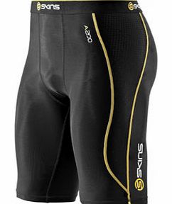 A200 Series Compression Half Tights Black