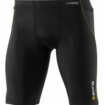 A400 Series Compression Half Tights Black