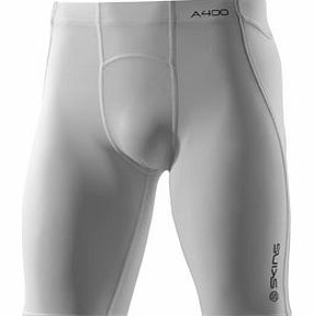 A400 Series Compression Half Tights White