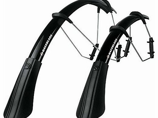  Race Blade Mudguard Set - Black