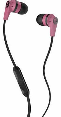 INKD 2.0 In Ear with Mic - Black/Pink