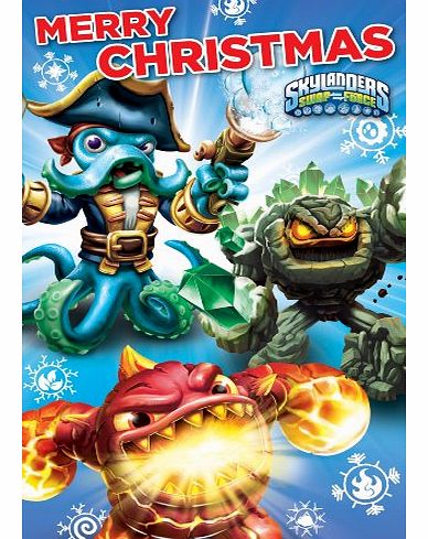 Skylanders Swap Force General Fantastic Christmas Greeting Card