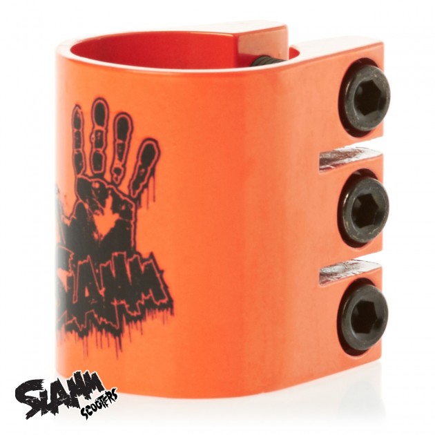 Slamm Oversized Triple Scooter Clamp - Orange