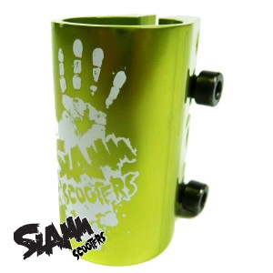 Slamm Scooters - Slamm Quad Scooter Clamp - Green