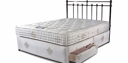 Sleepeezee Bordeaux 2000 4FT 6 Double Divan Bed