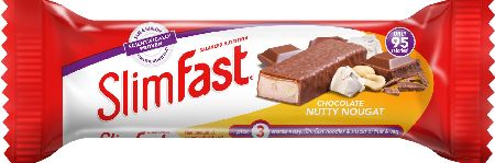 Slim Fast, 2102[^]0106326 Slimfast Nutty Nougat - 24 Snack Bars