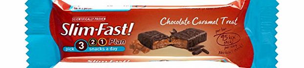 Slim Fast Snack Bar Chocolate Caramel Treat - 26 g (Pack of 24)