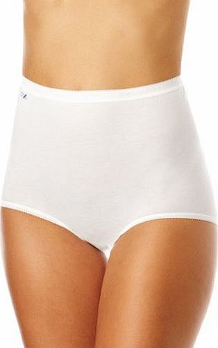 Sloggi  Maxi Brief Womens Briefs White 24