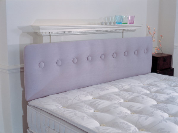 Bloc Buttoned Headboard Single