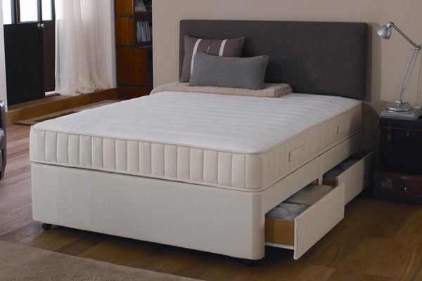 Memory Seal Deluxe Divan Bed Single 90cm