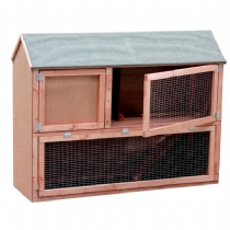 Apex Double Decker With Ramp And Wire Bottom 48 48