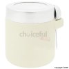 Cream Ceramic Storage Canister With