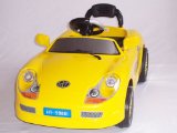 Porsche Boxter style Ride on electric battery kids toy car with remote - Yellow