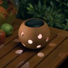 Smart Solar Terracotta Solar Sphere Table Lantern