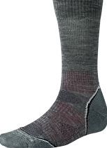 SmartWool, 1296[^]170798 Mens PhD Outdoor Light Crew Sock - Medium Gray