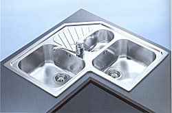 DBD3C Corner inset sink