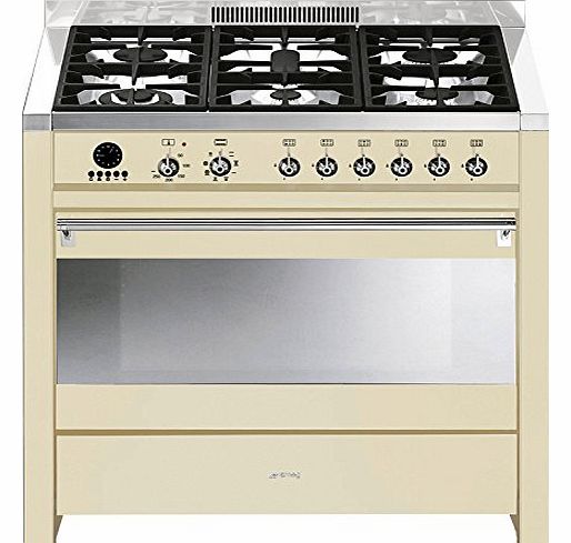 Opera A1P9 Gloss Cream 90cm Dual Fuel Range Cooker