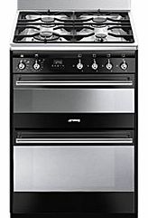 SUK62MBL8 60cm Wide Double Oven Black Dual