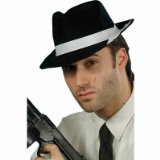 Gangster Hat Adult Fancy Dress Extra