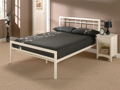 Buckingham Ivory Single (3) Slatted Bedstead