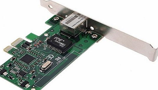 SODIAL(R) PCI-E Express 10/100/1000M Gigabit Ethernet LAN Network Desktop Controller Card