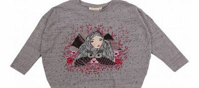 Mountain Girl Ball T-shirt Heather grey `2