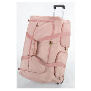 dusky pink Wheeled trolley holdall