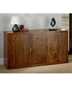 Sheesham 2 Door 3 Drawer Sideboard