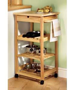 Wood Kitchen Trolley