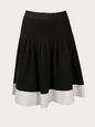 SONIA SKIRTS BLACK WHITE M SON-T-83251280-BM