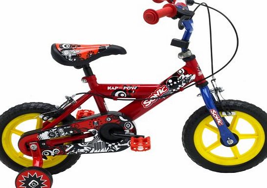 Kap-Pow Boys Bike - Red/Blue, 12-inch