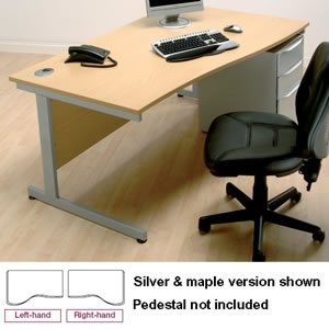 Sonix S2 Style 1200 Cantilever Desk Wave