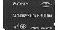 Sony 4GB Pro Duo Memory Stick