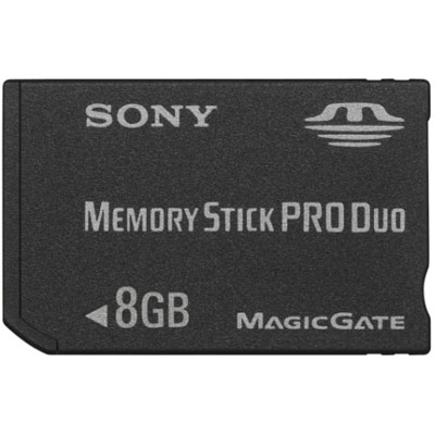 8GB Memory Stick Pro Duo